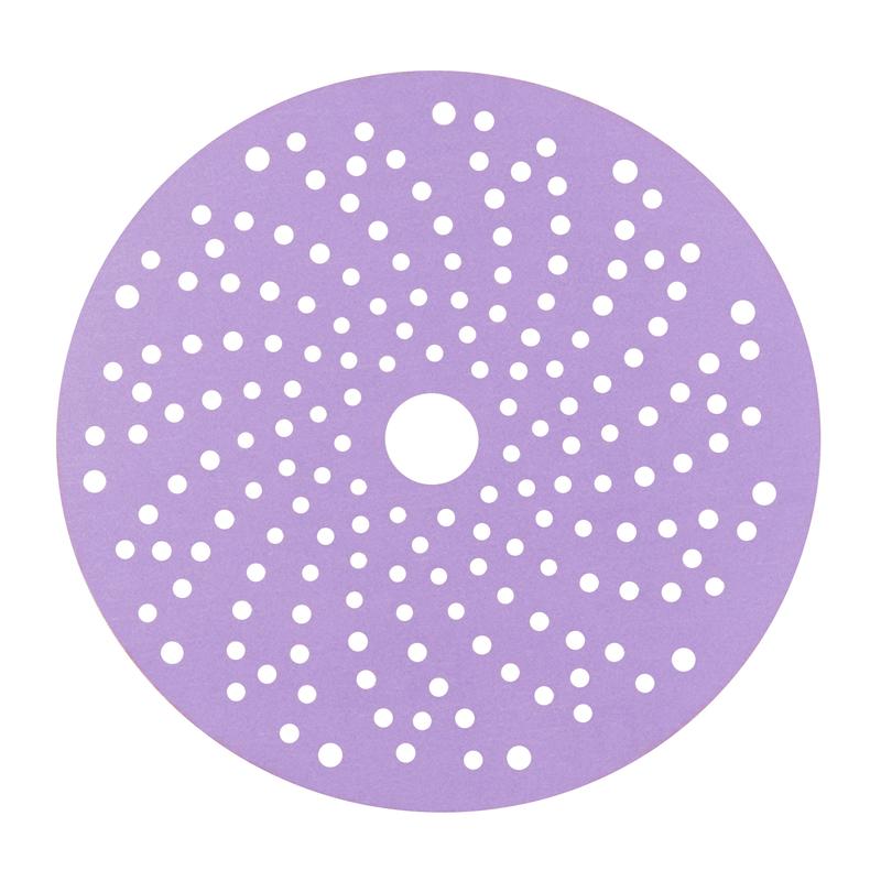 Tarcza szlifierska 3M™ Cubitron™ II Hookit™ 737U, 150 mm, wielootworowa, 400+, 51428 | Opakowanie (50 sztuk)