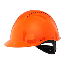 Kask 3M™, Uvicator, Zapięcie zapadkowe, Wentylowany, Plastikowa opaska przeciwpotna, Pomarańczowy, G3000NUV-OR | Opakowanie (1 szt.)