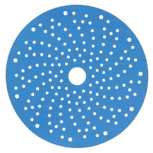 Niebieska tarcza szlifierska 3M™ Hookit™, wielootworowa 325U, niebieska, 150 mm, wielootworowa, 500, 51382 | Opakowanie (1 szt.)