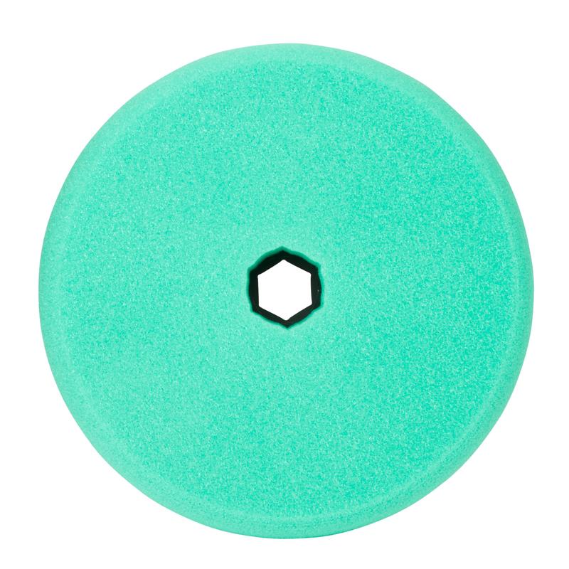 3M™ Perfect-It™ Gąbka polerska gruba, z systemem szybkiego łączenia, zielona, ​​płaska, 150 mm, 50878 | Opakowanie (1 szt.)