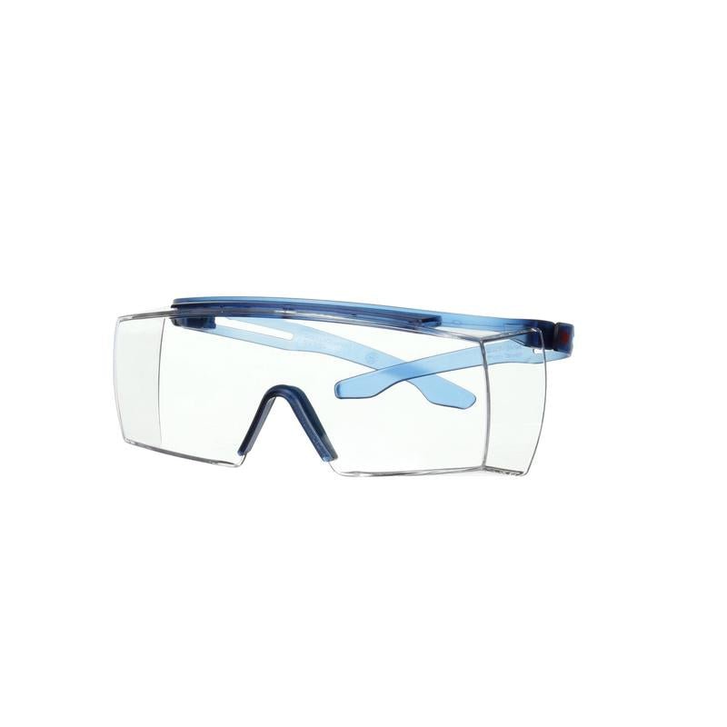 Okulary ochronne 3M™ SecureFit™ 3700, niebieskie zauszniki, powłoka odporna na zarysowania + (K), przezroczyste soczewki, SF3701ASP-BLU-EU, 20 szt. w opakowaniu | Opakowanie (1 szt.)