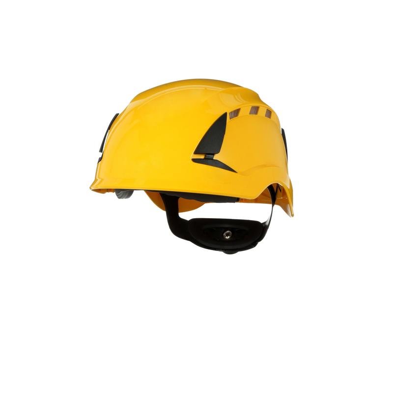 Hełm ochronny 3M™ SecureFit™ X5500, wentylowany, CE, żółty, X5502V-CE | Opakowanie (1 szt.)
