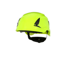 Kask 3M™ SecureFit™ X5500, niewentylowany, CE, neonowo zielony, X5514NVE-CE | Opakowanie (1 szt.)