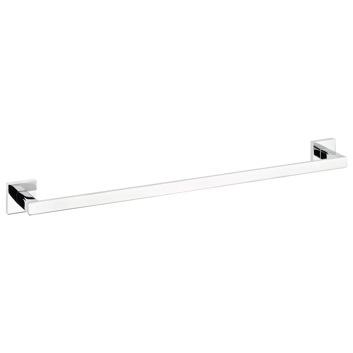 tesa DELUXXE Handtuchstange, Metall, verchromt, inkl. Klebelösung