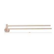 tesa MOON Bronze Zweiarmiger Handtuchhalter, selbstklebend, Metall PVD-beschichtet