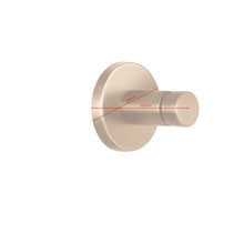 tesa MOON Bronze Handtuchhaken, selbstklebend, Metall PVD-beschichtet