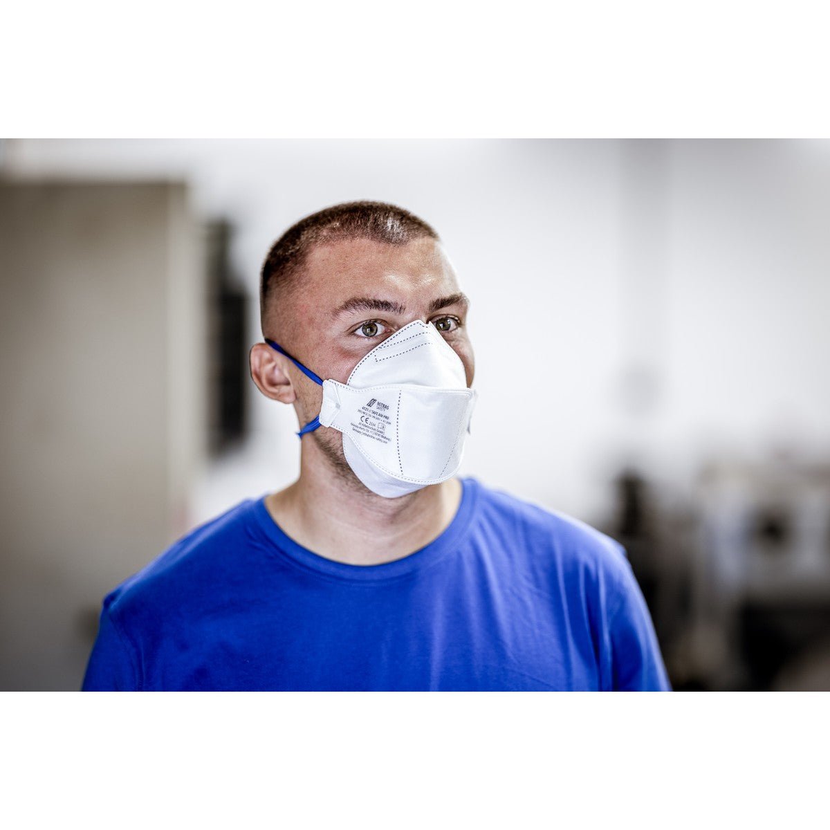 NITRAS SAFE AIR PRO, maska ​​oddechowa, biała, EN 149, opakowanie 15 sztuk, jakość premium | Opakowanie (15 sztuk)