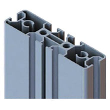 Nahaufnahme der grauen Aluminium TASKI Trolley Konsole - breit (Ersatzkonsole für den TASKI Trolley Micro/Mini/Midi - breit, 1 Stück) von Diversey Deutschland GmbH & Co. OHG, mit mehreren internen Kanälen und Rillen.