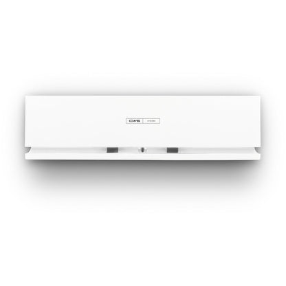 Biały, prostokątny, montowany na ścianie dozownik ręczników papierowych z logo "CWS" idealnie pasuje do dyfuzora zapachowego CWS ParadiseLine Air Bar z tworzywa sztucznego, biały, zapewniając nowoczesny i spójny wygląd łazienki.