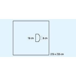 FD PP ENT/MKG płótno sk 225x235* 10x18* wątek krepowy | Opakowanie (8 sztuk)
