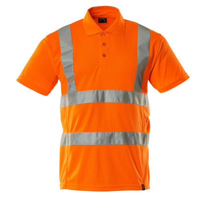Koszulka polo MASCOT® Itabuna, pomarańczowa odblaskowa