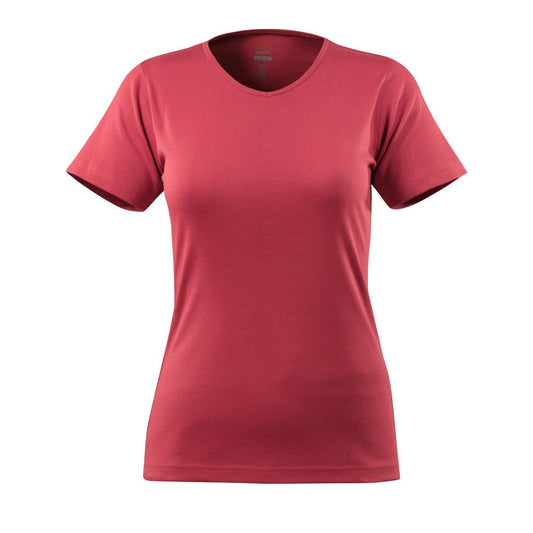 MASCOT® Ładny damski T-shirt w kolorze malinowej czerwieni