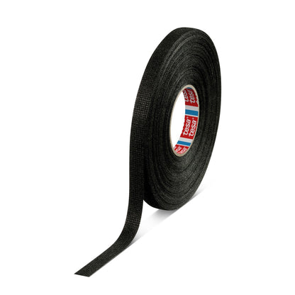 tesa 51608 PET-Vliesklebeband, schwarz 25 m x 9 mm