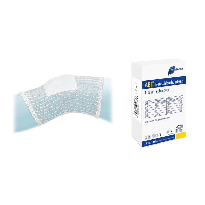 Bandaż siatkowy ABE®, 2,2 cm x 25 m, przedramię | Opakowanie (1 szt.)
