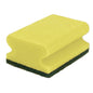 Sito Pad-Schwämme Vlies medium, gelb/schwarz 95 x 69 x 42 mm