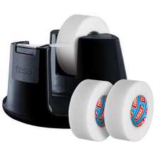 Rozwijacz stołowy tesafilm compact + 3 rolki Invisible, czarny