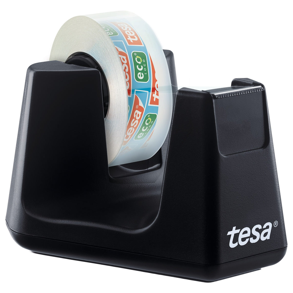 tesafilm Tischabroller Smart + 2 Rollen Clear Recycled, transparent