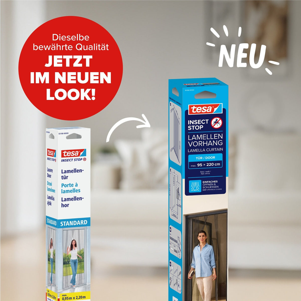 tesa INSECT STOP Lamellenvorhang – Produktmerkmale