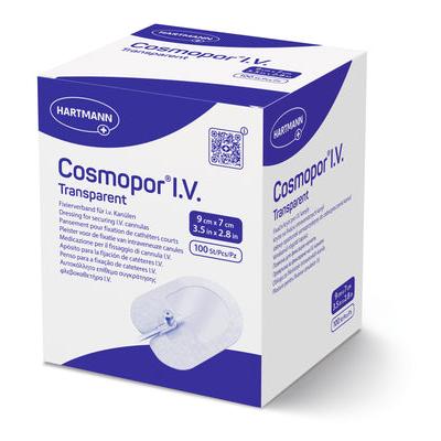 Cosmopor I.V. P100 przezroczysty 9x7cm sterylny | Opakowanie (100 sztuk)