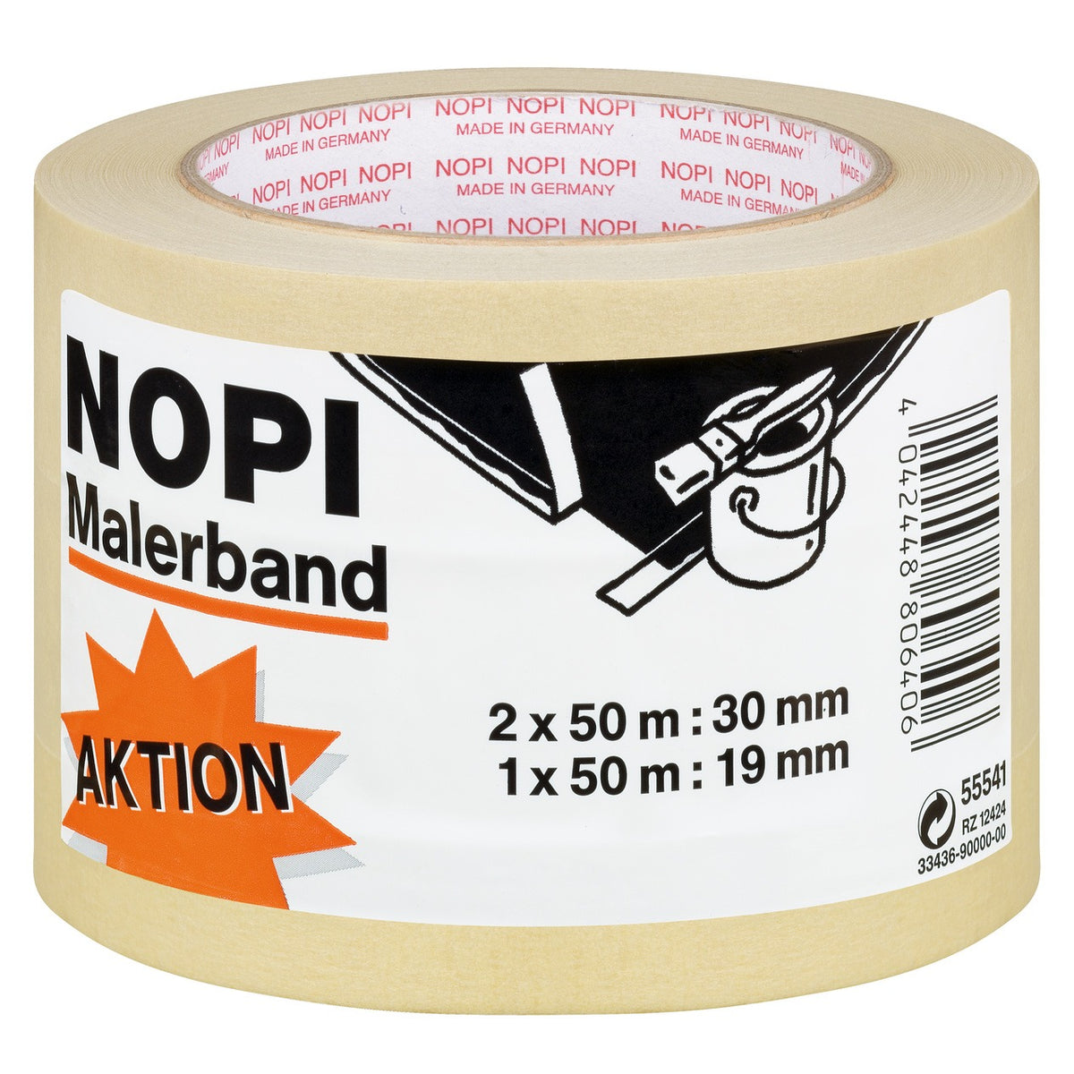 tesa NOPI Krepp, braun