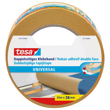 tesa 56157 Doppelseitiges Klebeband, universal, 25 m x 38 mm, weiß