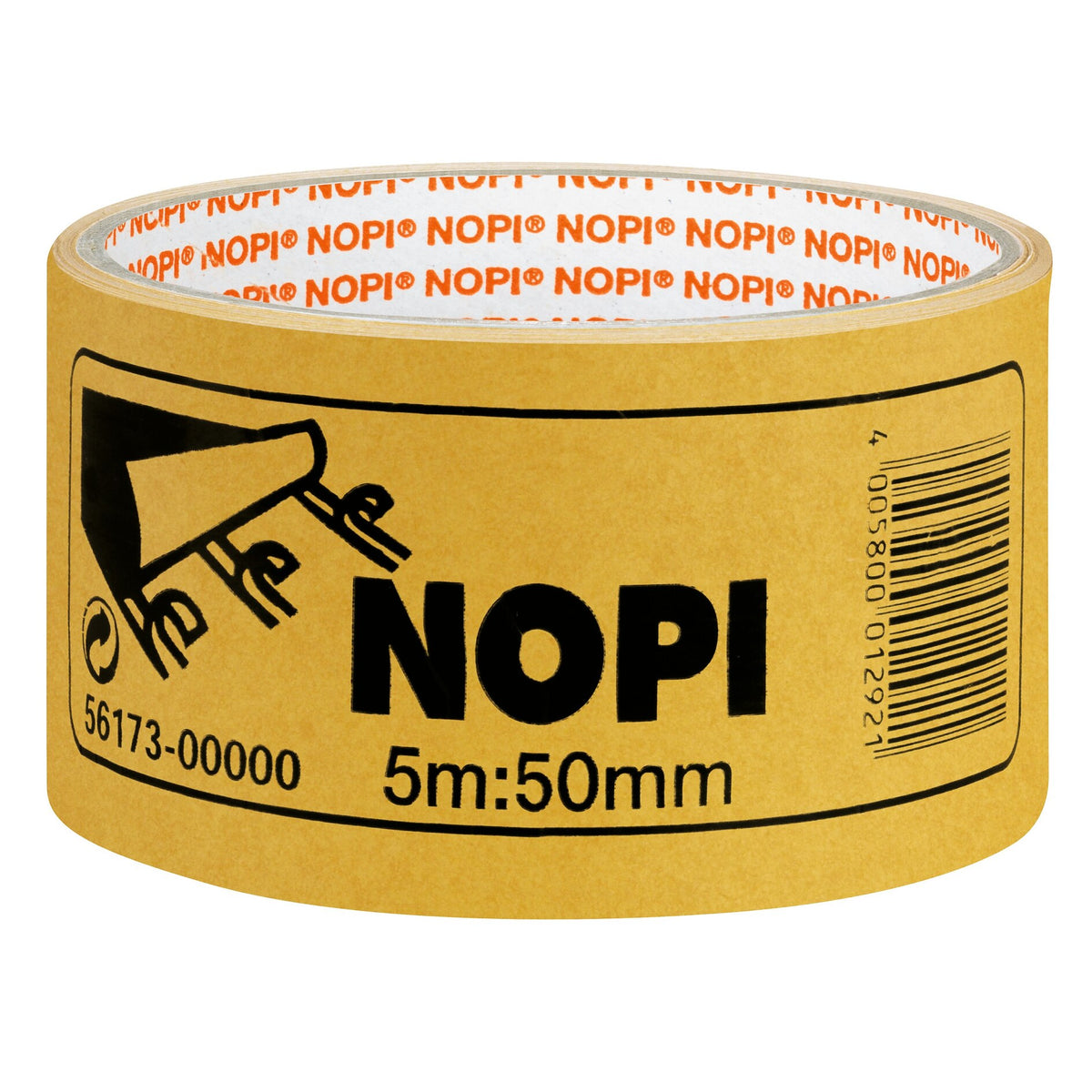 tesa NOPI Doppelseitige Klebebänder, weiß 5 m x 50 mm