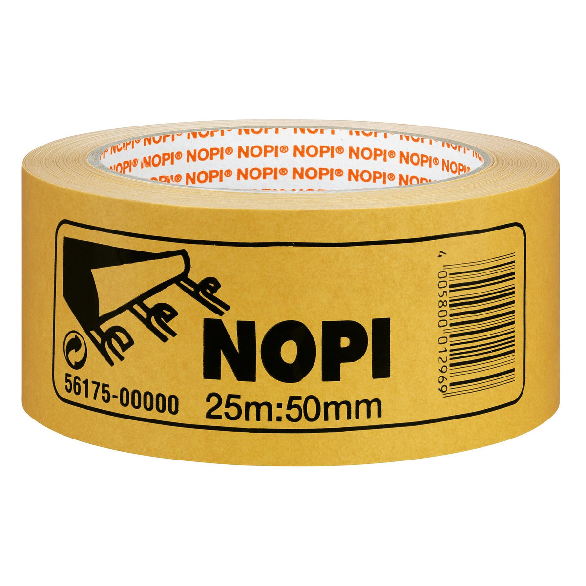 tesa NOPI Doppelseitige Klebebänder, weiß 25 m x 50 mm