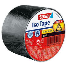 Taśma izolacyjna tesa SPVC do instalacji elektrycznych, czarna, 20 m x 50 mm