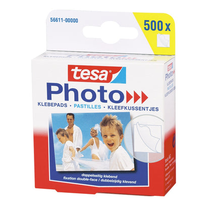 tesa Photo Klebepads, weiß, beidseitig klebend 500 Stück