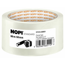 tesa NOPI STANDARD, 66 m x 50 mm, przezroczysta