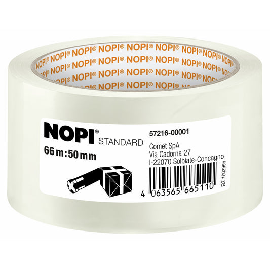 tesa NOPI STANDARD, 66 m x 50 mm, przezroczysta
