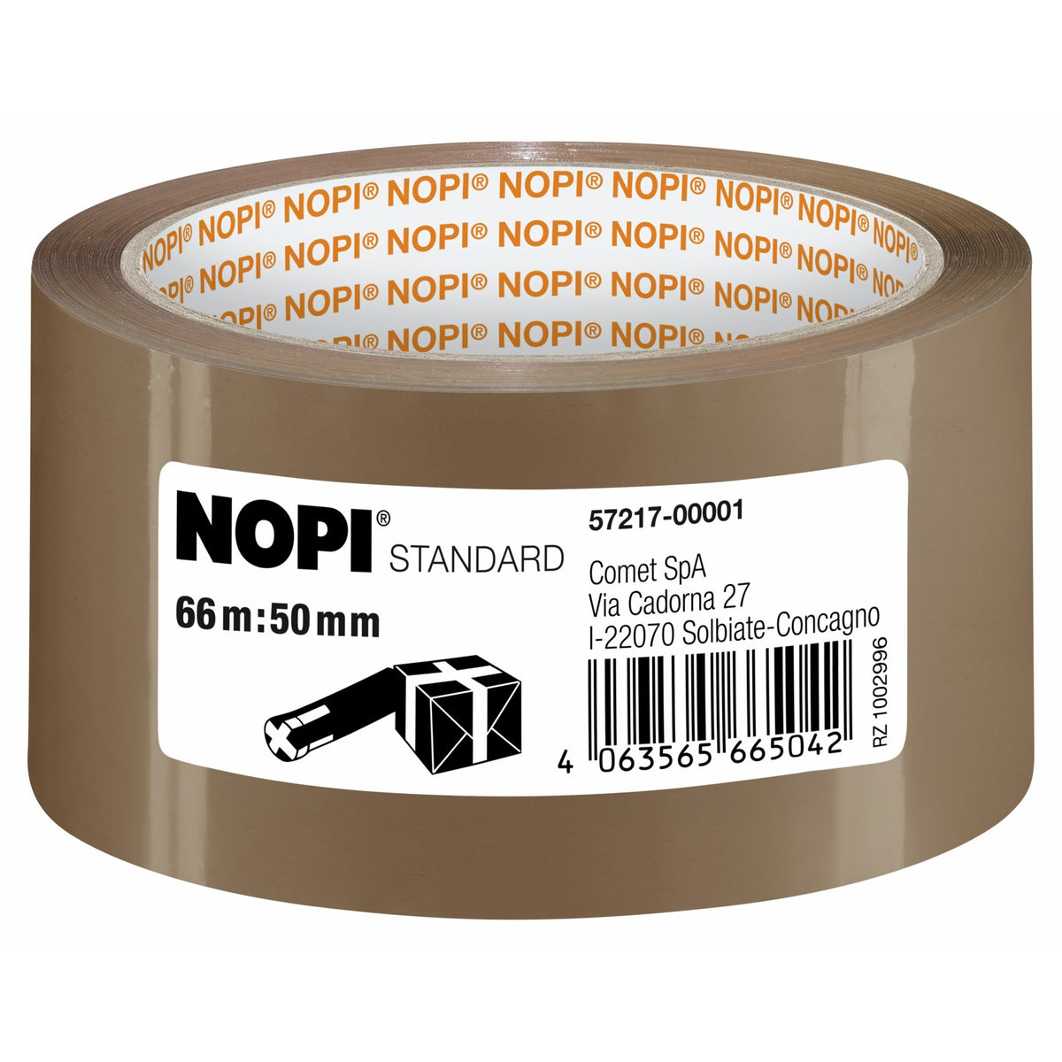 tesa NOPI STANDARD, 66 m x 50 mm braun