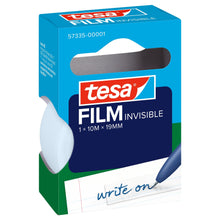 tesafilm INVISIBLE, matowo-biała, w składanym pudełku do zawieszania, 10 m x 19 mm