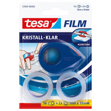 tesafilm 57859 Mini rolkownik z 2 rolkami tesafilm Crystal Clear, przezroczyste