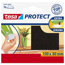 tesa Protect Filzgleiter, braun 100 x 80 mm