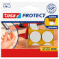 tesa Protect Filzgleiter, weiß ø 12 mm