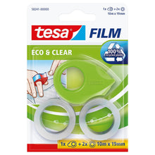 Mini-rolkownik tesafilm + 2 rolki Eco Clear, zielone