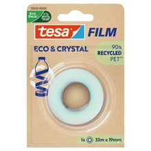 tesafilm Eco & Crystal, przezroczysta, w blistrze, 33 m x 19 mm