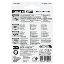 tesafilm Eco & Crystal, przezroczysta, w blistrze, 33 m x 19 mm
