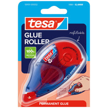 tesa GLUE ROLLER Permanent, transparent, Nachfüllung, ecoLogo, 14 m x 8,4 mm