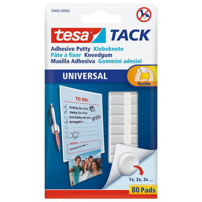 tesa Tack Universal Klebeknete, transparent