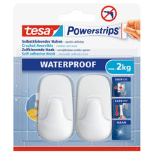 tesa Powerstrips Haken Waterproof L Kunststoff weiß