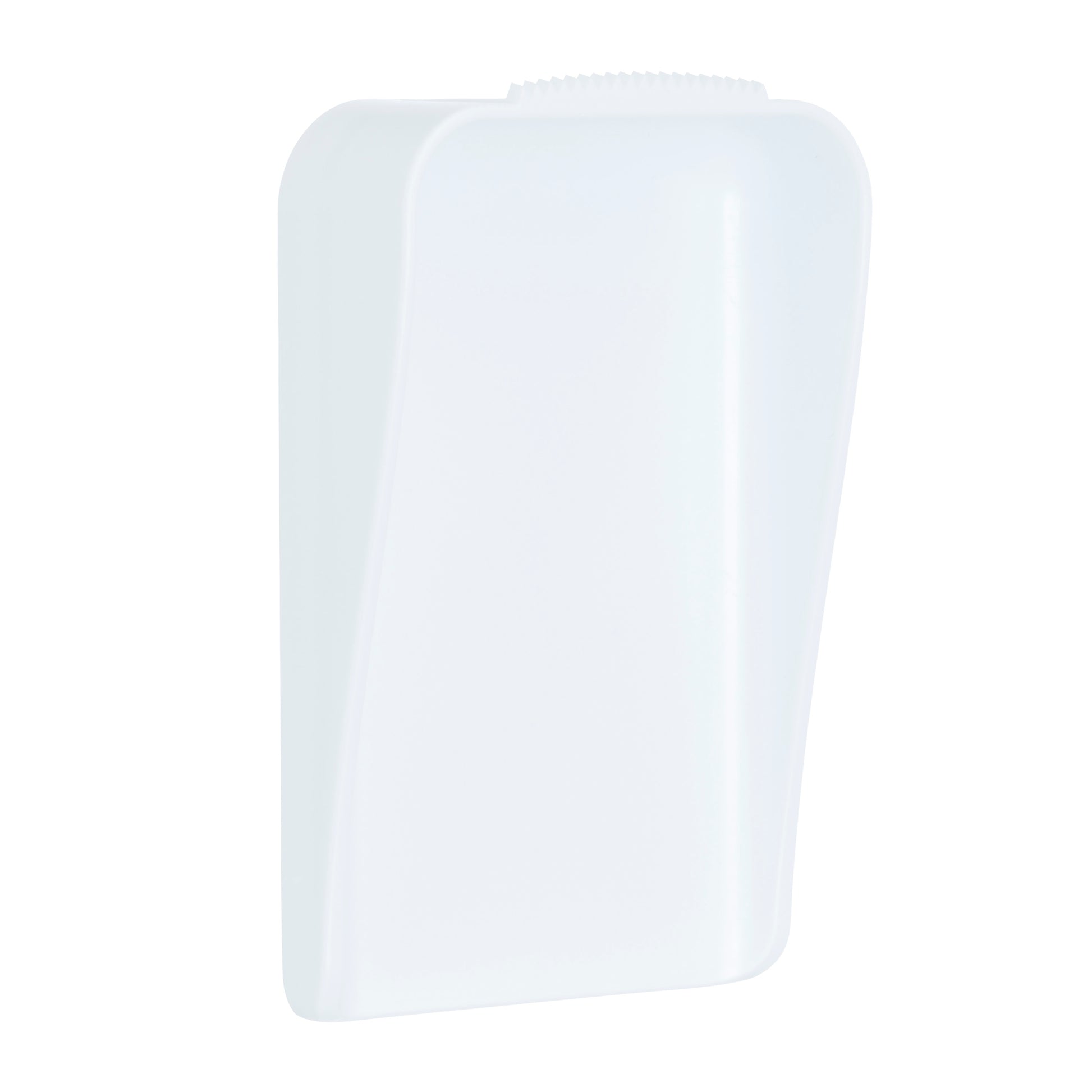 Der Command™ Leinwandaufhänger der 3M Deutschland GmbH ist ein weißer, rechteckiger Kunststoffbehälter mit abgerundeten Kanten und einer leicht gewölbten Vorderseite, der auf einem schlichten weißen Hintergrund abgebildet ist.