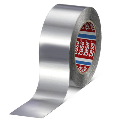 tesa 60670 Alu Klebeband, 50 m x 50 mm, silber-matt