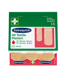 Produkty wycofywane z oferty: Zestaw uzupełniający plastrów Holthaus Medical Salvequick® REF 6444 w opakowaniu ochronnym, 2 rozmiary | Opakowanie (40 sztuk)