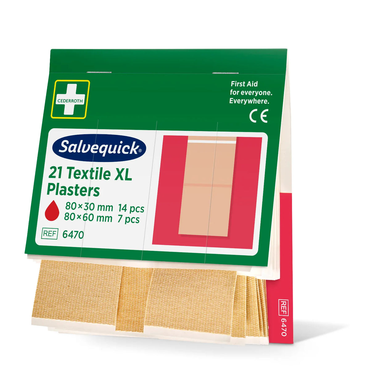 Xl gips tekstylny, plastry | Opakowanie (21 sztuk)