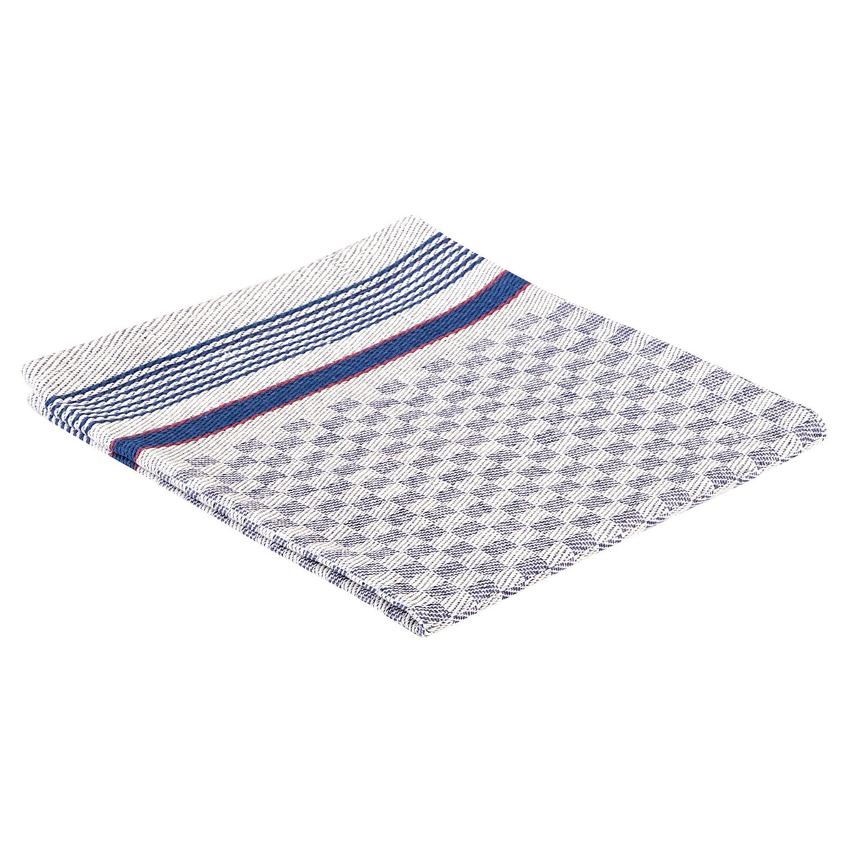Sito Grubentuch Baumwolle, blau/weiß, 450 x 900 mm