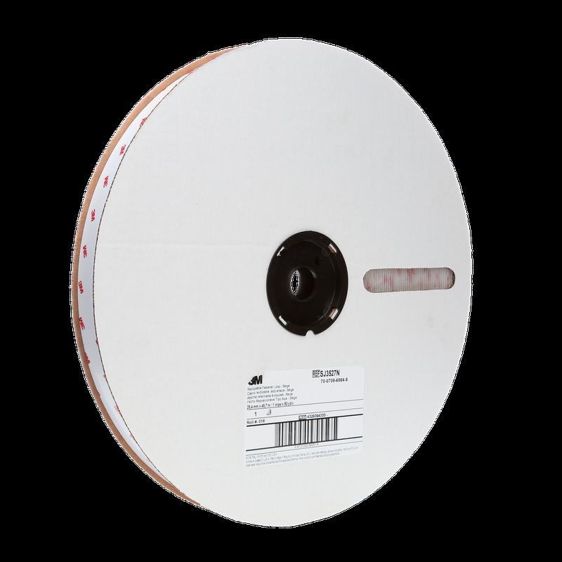 Taśma pętelkowa 3M™ SJ3527N Czarna — odpinane zapięcia na rzepy