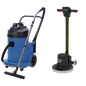 Maszyna jednotarczowa Numatic HFM1515R / zestaw ESM 2B z odkurzaczem wodnym WV900-2 i PadLoc Trei | Opakowanie (1 szt.)