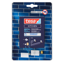 tesa Power.Kit Nachfüllpack für Küchenorganizer Sets - Reling und Adapter